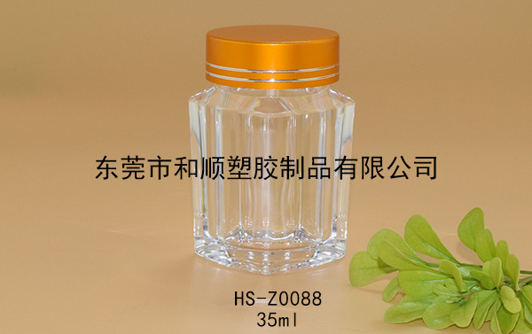 35ml虫草藏红花高透方瓶 HS-Z0088